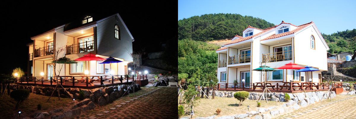 세븐펜션 외부전경 이미지